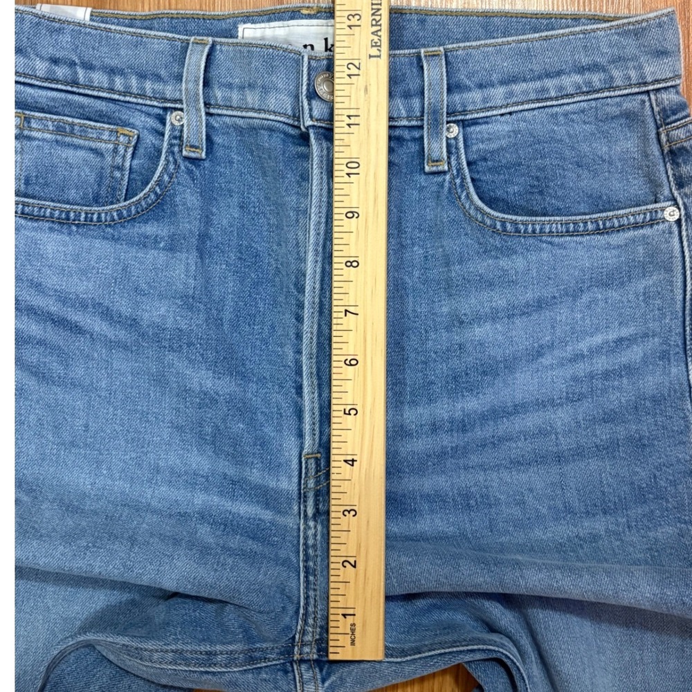 Frank & Eileen Jeans Womens 30 Blue Monaghan Straight Leg Raw Hem Denim NWOT - Picture 7 of 8